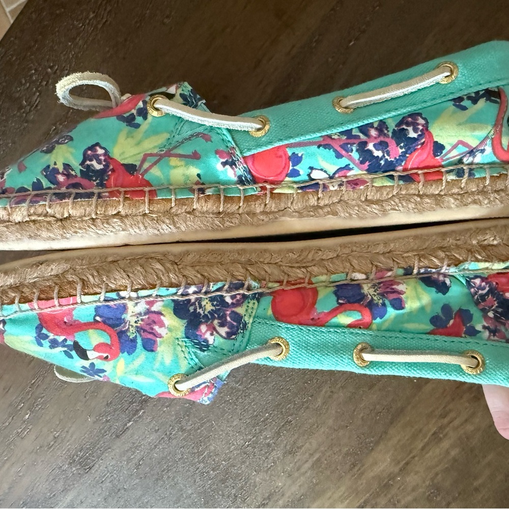Sperry Floral Flamingo Shoes - Picture 2 of 5